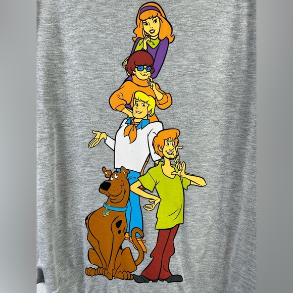 Scooby Doo Mystery Inc. Grey Graphic T-Shirt, size 3XLarge - Picture 3 of 11